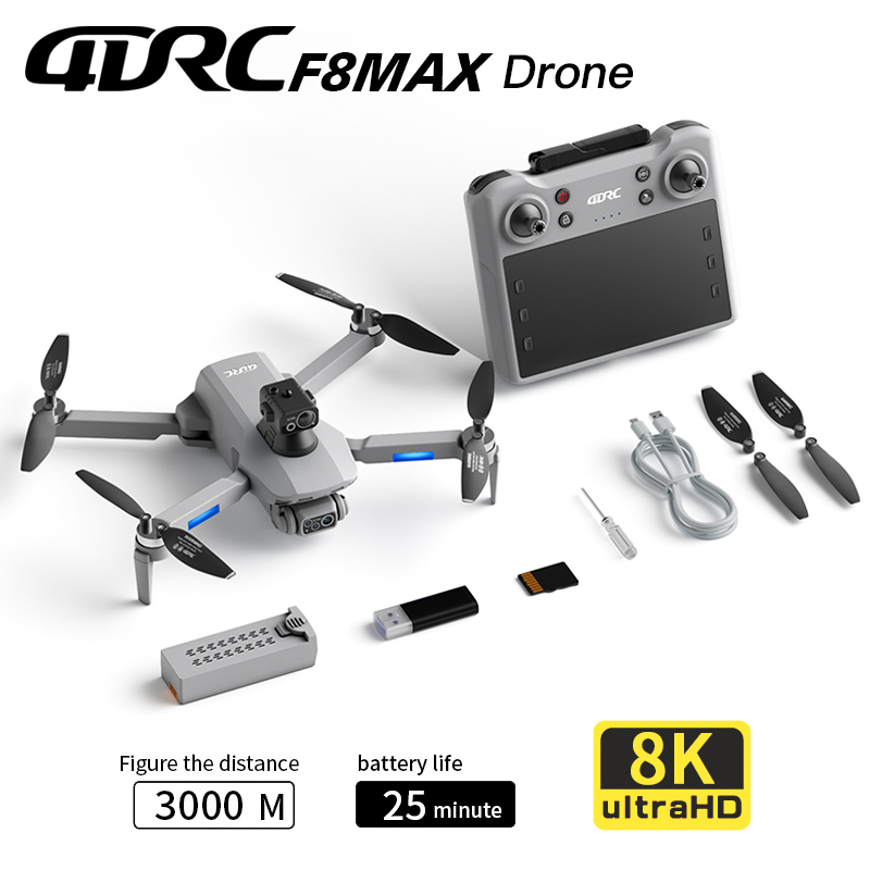Drone Gps Mount - F8 MAX GPS Drone Professional 8K