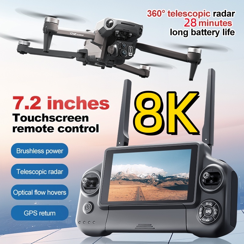 8K 3 Axis Gimbal Brushless 7.2 - Drone Gps Mount 评论和价格