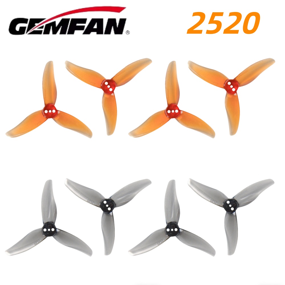 4Pairs Gemfan Hurricane 2520 2 - Drone Propeller 评论和价格