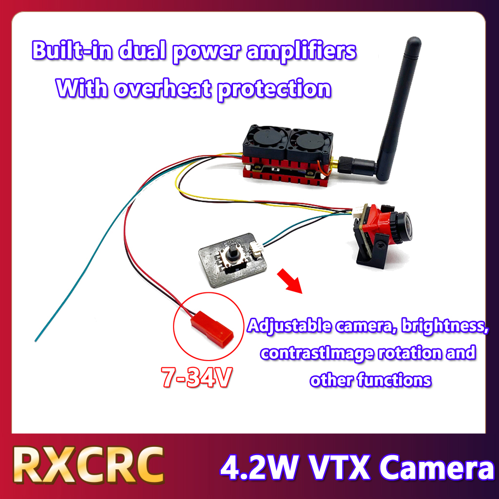 RXCRC 5.8G 48CH 4.2W High Powe - Drone Transmitter 评论和价格