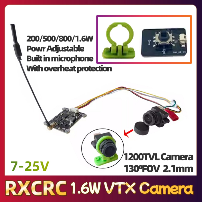 RXCRC 5.8G Module 48CH 1.6W VT - Drone Transmitter 评论和价格