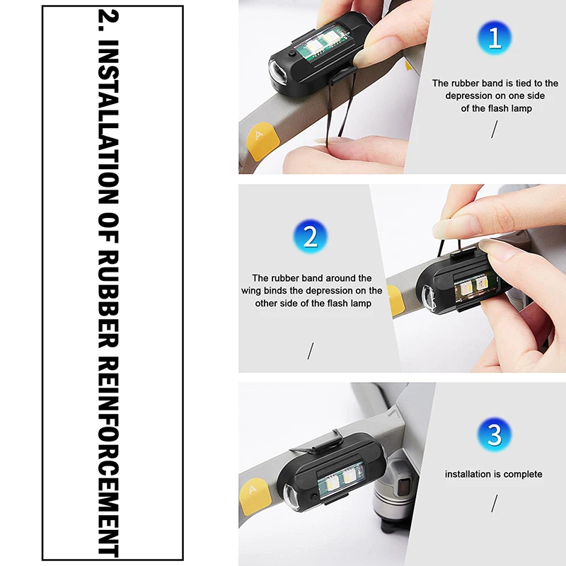 1Pcs Remote LED RGB Anti-colli - Drone Led Light 评论和价格