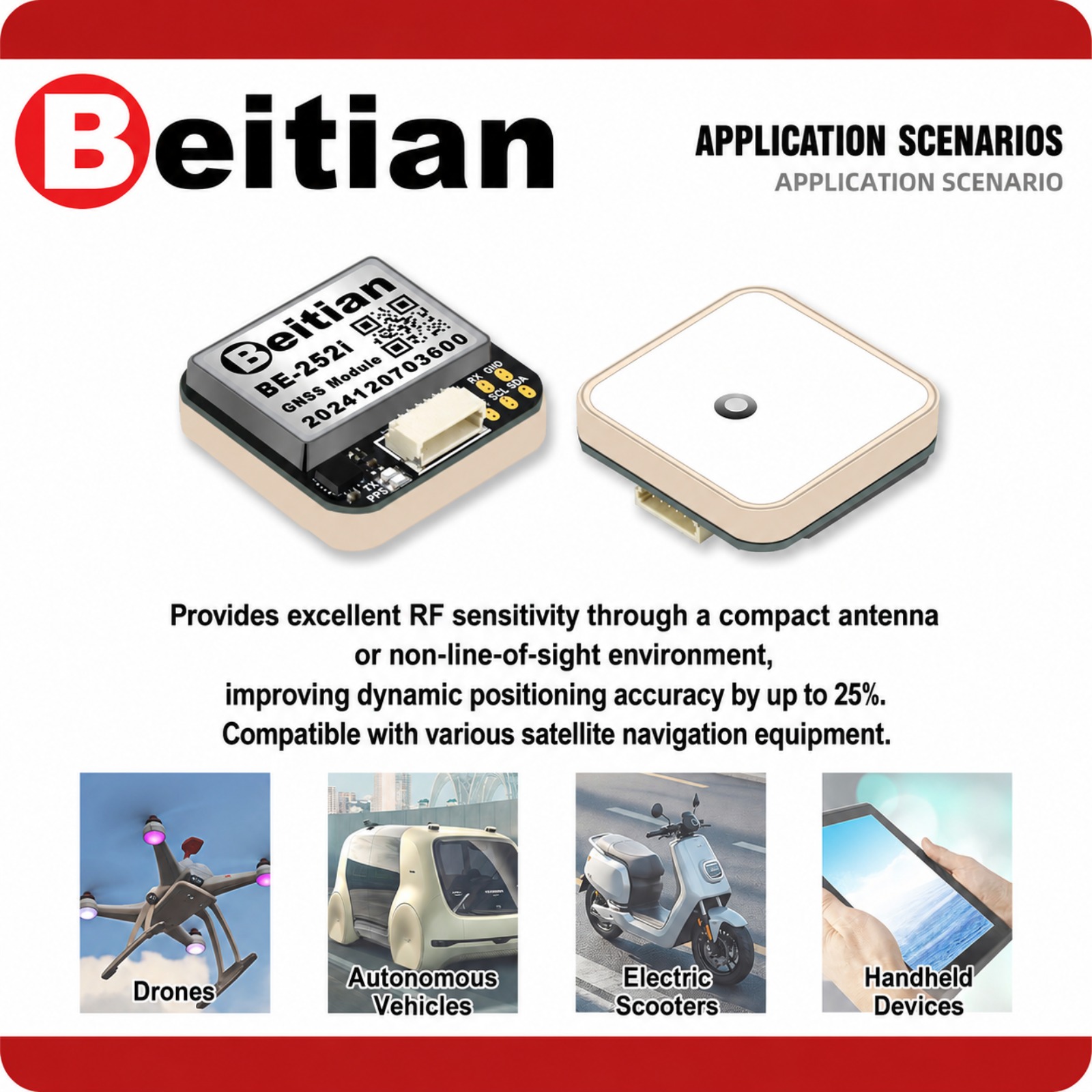 Beitian M10 Triple Mode GNSS C - Drone Compass 评论和价格