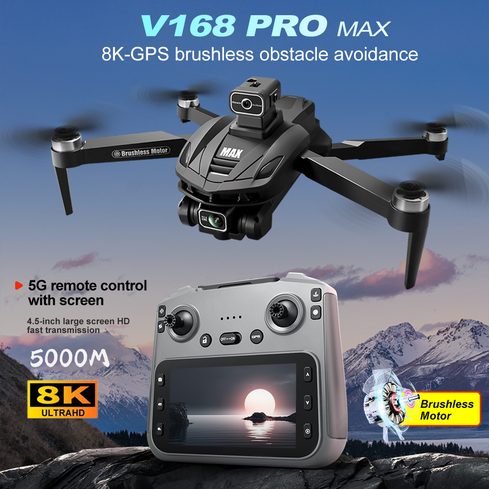 V168 PRO Max GPS Drone 8K Prof - Drone Charger 评论和价格