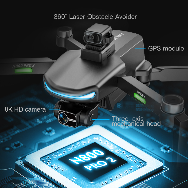 N800 PRO 2 GPS Drone Professio - Drone Gps Mount 评论和价格