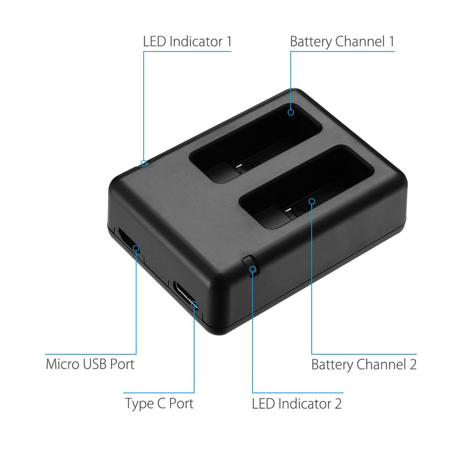 Suitable for GOPRO Hero 5 Char - Drone Battery 评论和价格