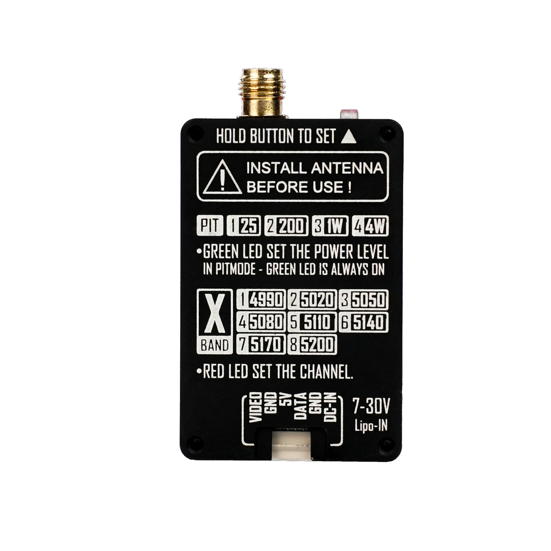 VTX RUSHFPV 4.9G 4W Video Tran - Drone Antenna 评论和价格